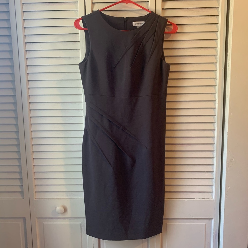 Charcoal Grey Calvin Klein Dress